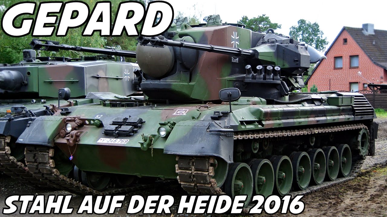 Stahl auf der Heide 2016 ★ GEPARD 1 A2  Flugabwehrkanonenpanzer