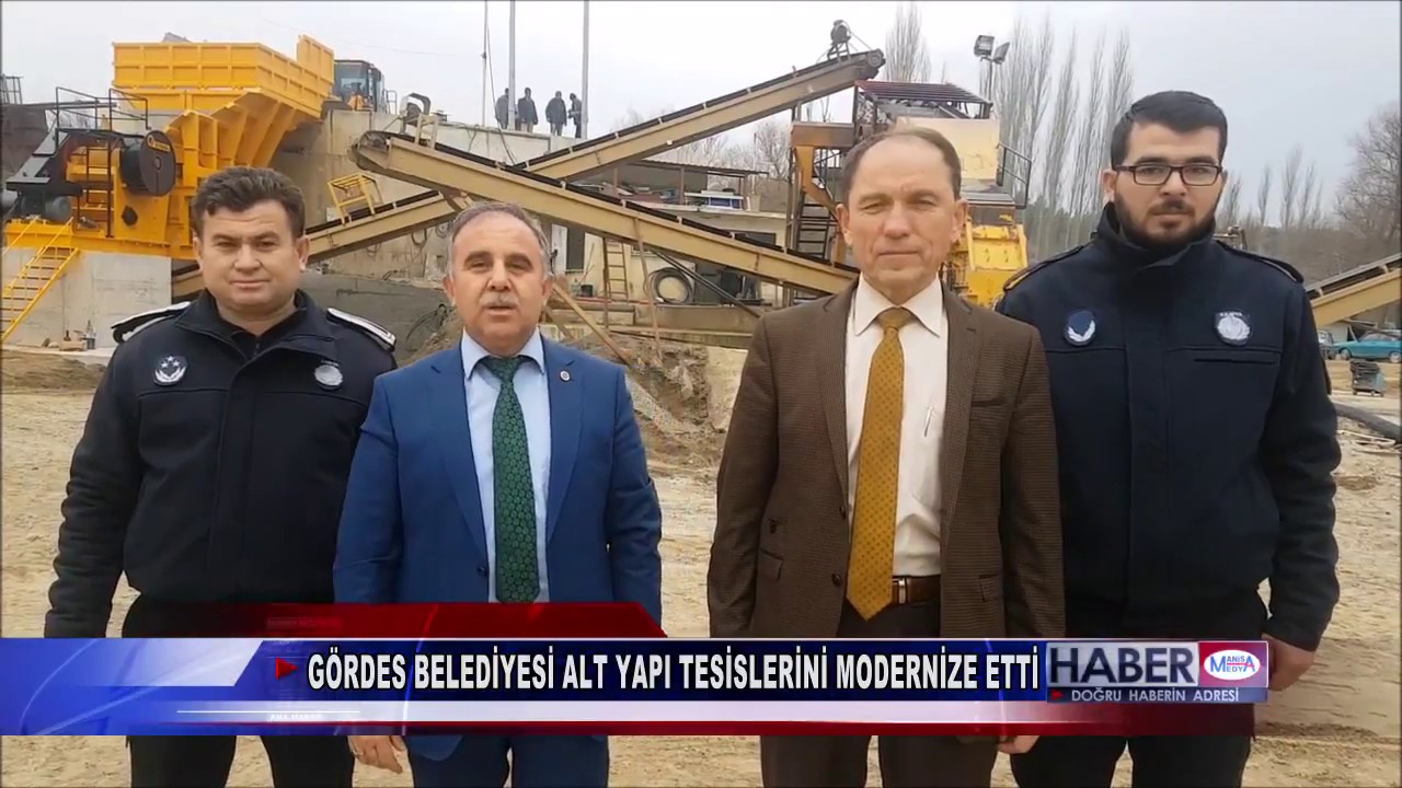 Gördes Belediyesi Kum Çakıl Ocağı Tesisi Yenilendi