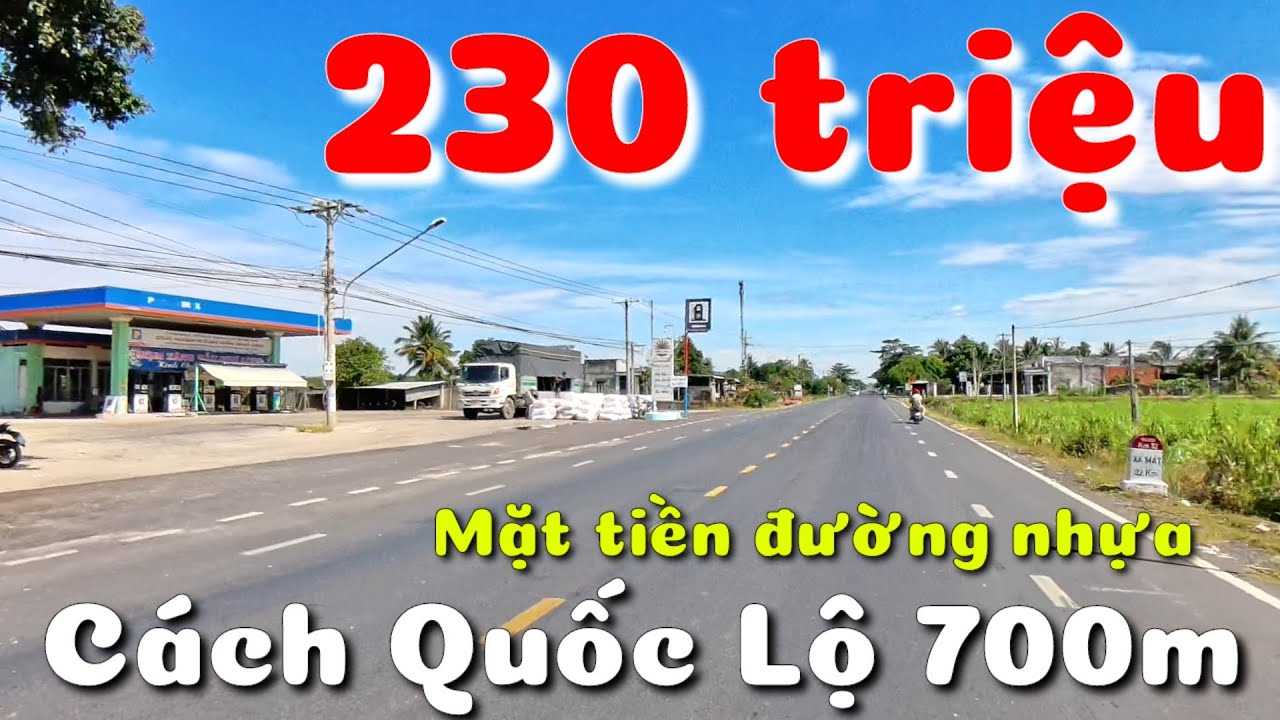 Đất đường nhựa giá rẻ 230 triệu có thổ cư gần QL22B xã Đồng Khởi Châu Thành cách TP Tây Ninh 10km