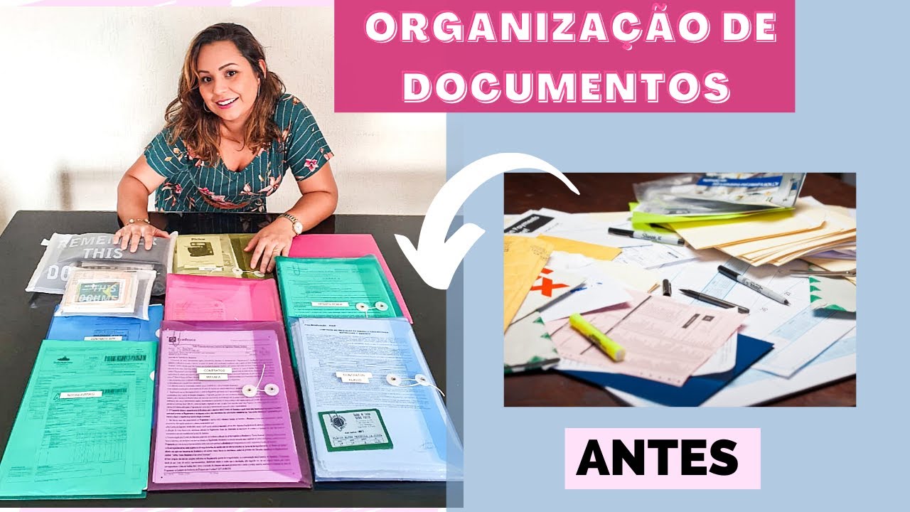 COMO ORGANIZAR TODOS OS SEUS DOCUMENTOS?? | O v&iacute;deo mais COMPLETO que voc&ecirc; vai ver!
