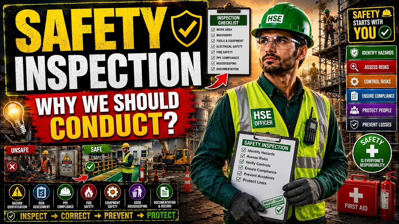 Why we should Conduct Safety Inspection of Construction Site | Importance of Safety Inspection