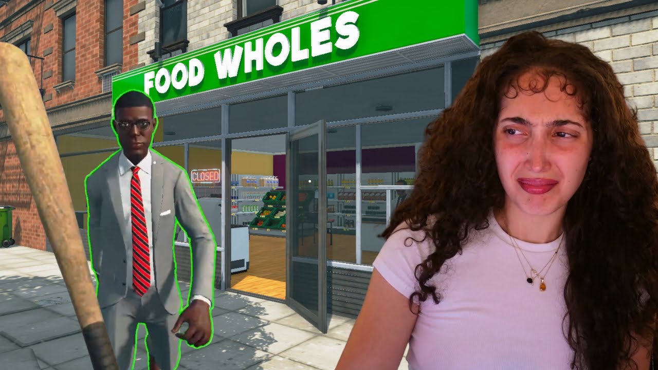THREATENING MY CUSTOMERS... ( Supermarket Simulator )