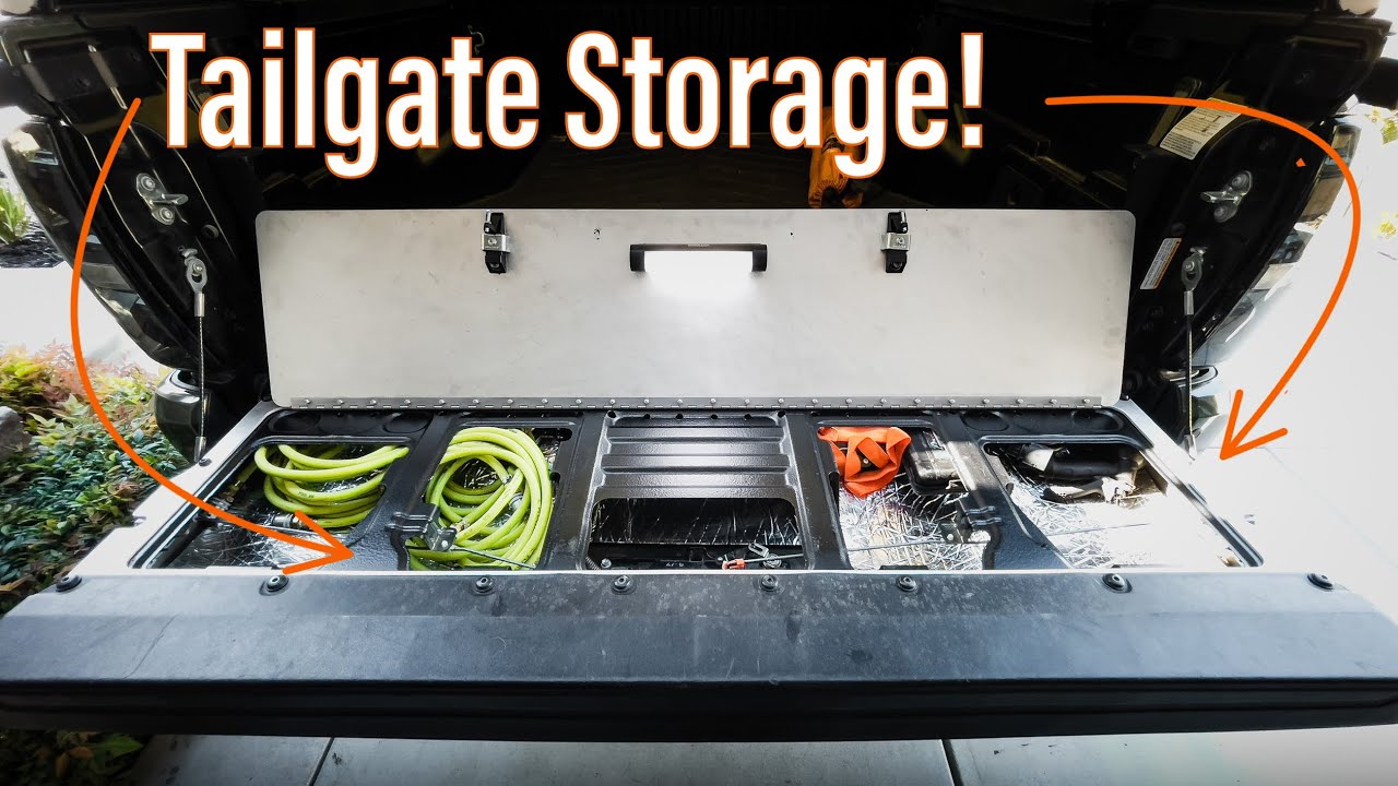 Turn Your Tailgate Into a Storage Compartment | BPF Tailgate Insert 3rd Generation Toyota Tacoma