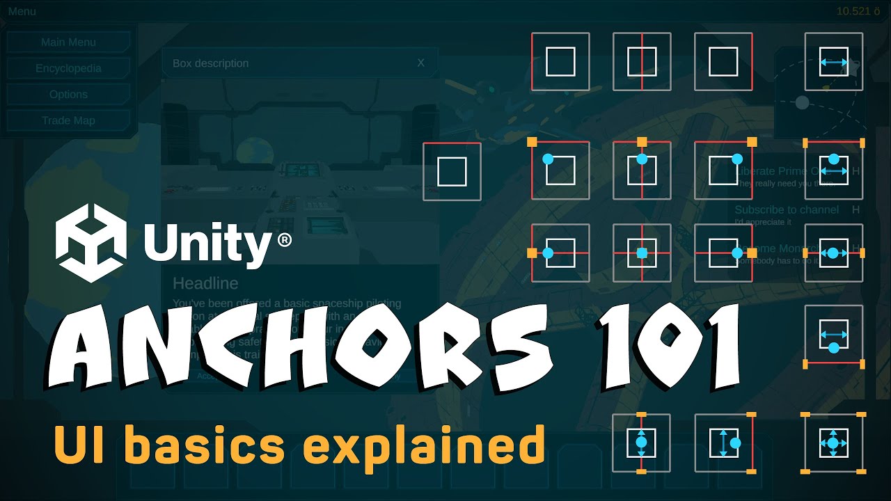 Unity UI Canvas Anchors explained