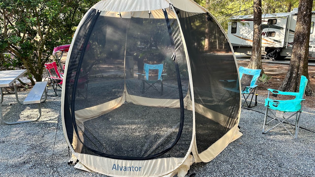 Alvantor 10x10 Pop Up Tent - Setup and Walk Around - Quick Review