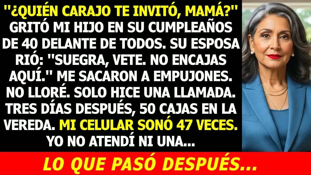 Mi Nuera me Empujó： ＂¡Sal de Aquí!＂    No Lloré  Solo Hice Una Llamada  Tres Días Después
