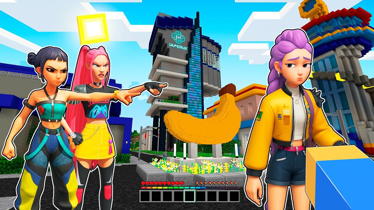 RUMI ES EXPULSADA DE LAS HUNTRIX GUERRERA KPOP EN MINECRAFT 😱