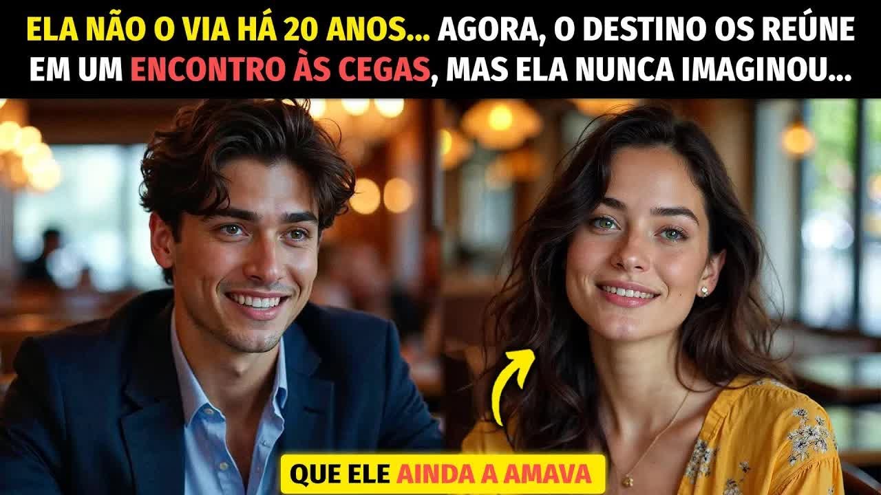 ELES FICARAM 20 ANOS DISTANTES E SE ENCONTRARAM ＂ÀS CEGAS＂, MAS ELA NUNCA O IMAGINOU MILIONÁRIO...