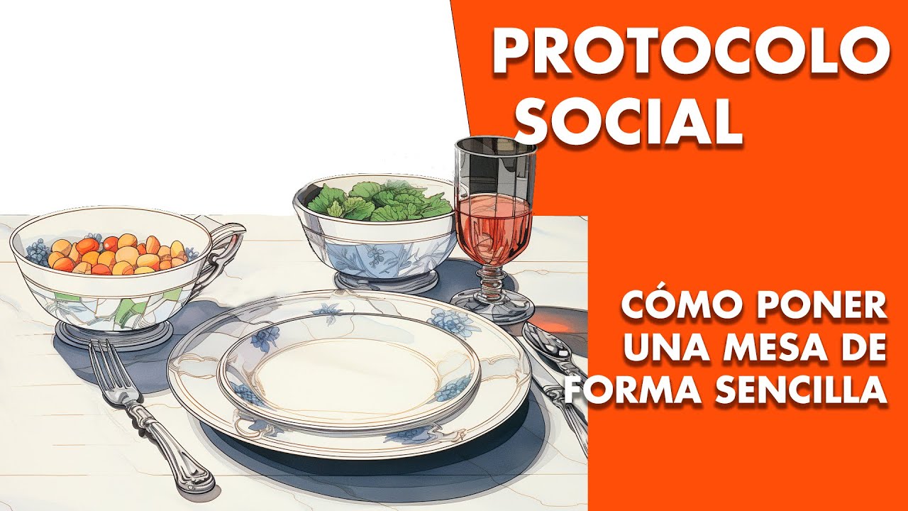 Poner la mesa de forma sencilla. C&oacute;mo poner una mesa muy sencilla con poco lo m&aacute;s b&aacute;sico