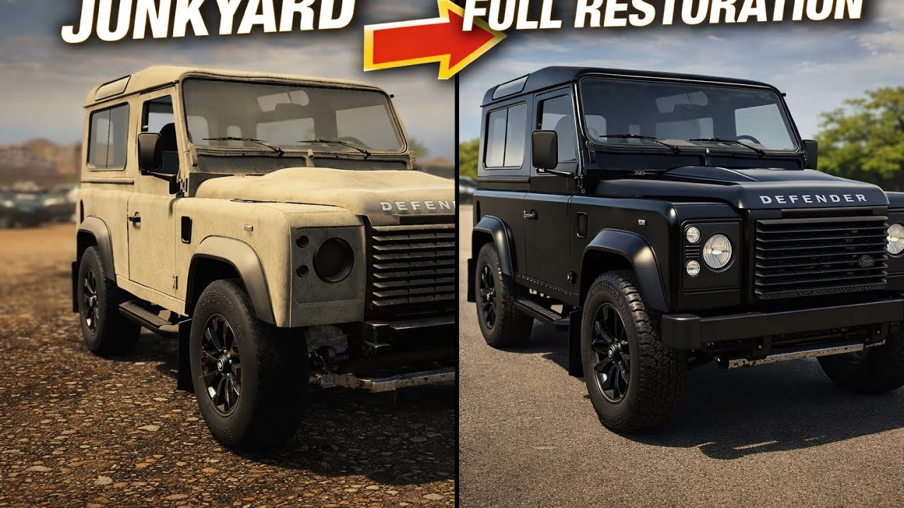I Rebuilt a DESTROYED Defender From a Junkyard