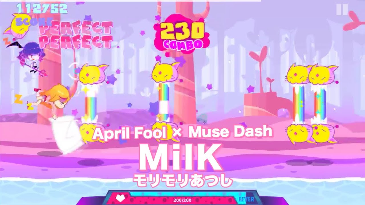 【Muse Dash】MilK - モリモリあつし [玄人★7 ?] 夢遊少女(Sleepy Girl)【April Fool 2019】