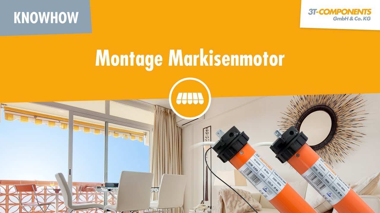 Einbau Markisenmotor 3T-MOTORS