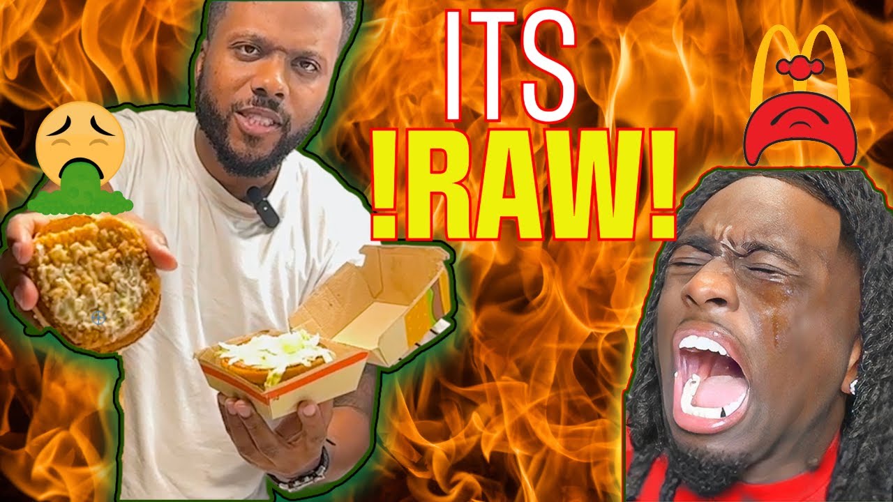 I ate McDonald's Kai Cenat BIG MAC, it did NOT go well....