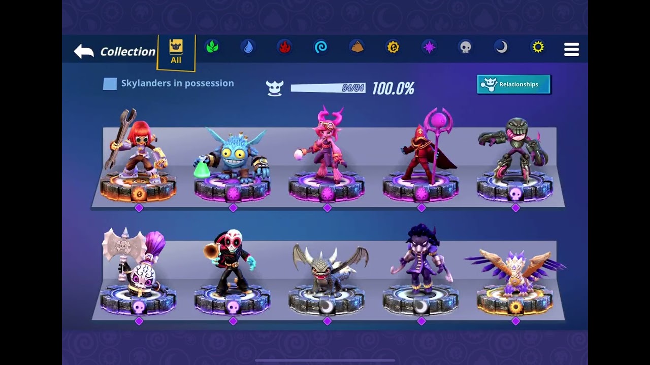 Skylanders: Ring of Heroes - All the Skylanders (Normal and Awakened)