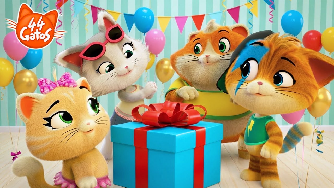 +50 MIN de 44 Gatos | Abrimos juntos un MONTÓN DE REGALOS 🎁 🎬 Recopilación de episodios completos