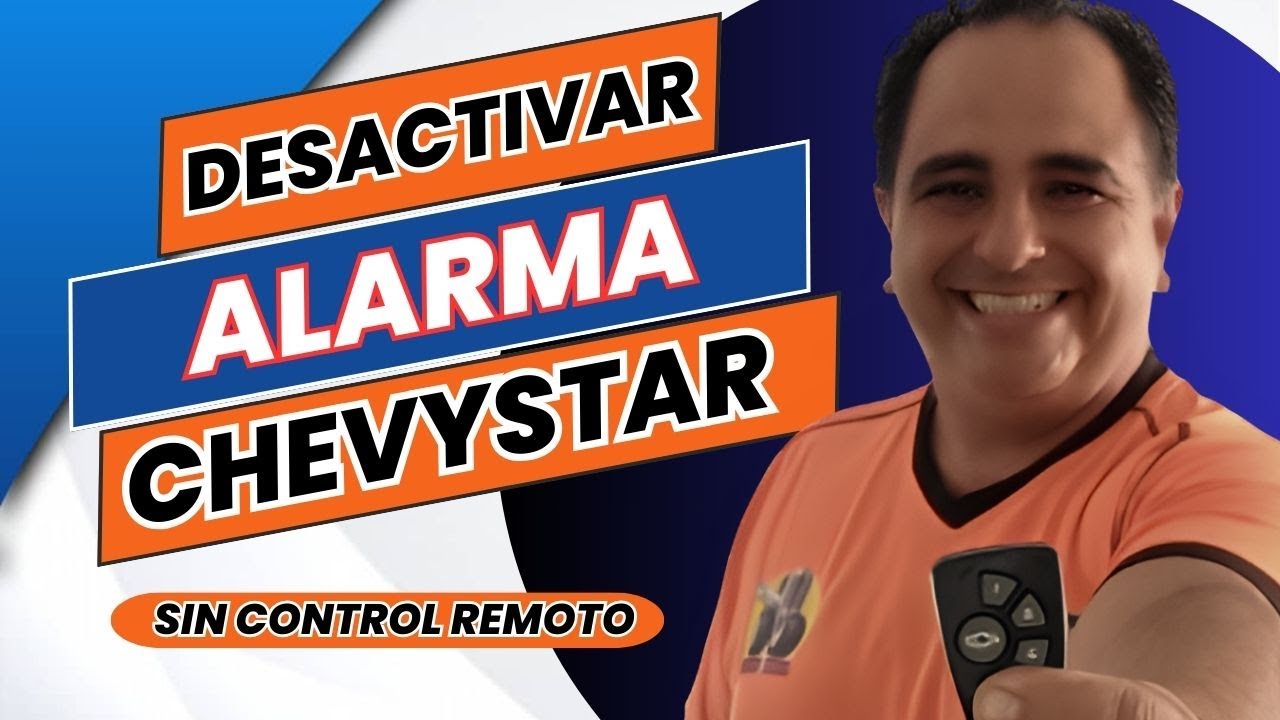 🖐😁 Como DESACTIVAR Alarma Chevrolet AVEO (Chevystar) SIN CONTROL de Alarma 👽