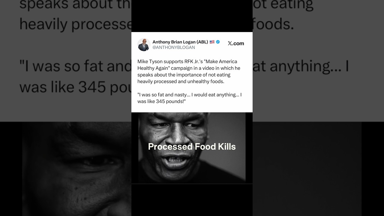 Mike Tyson SUPPORTS RFK Jr.&rsquo;s &ldquo;Make America Healthy Again&rdquo; Campaign!