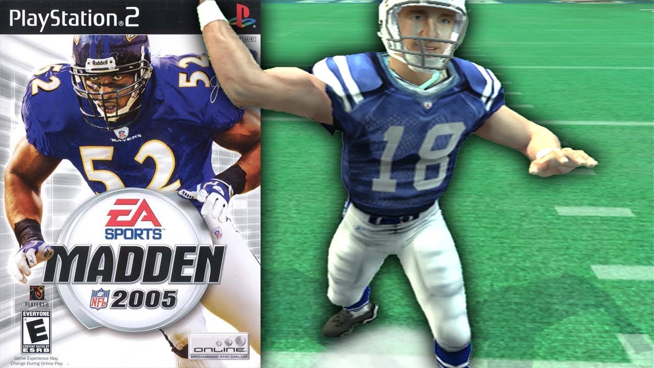 Пейтон Мэннинг великолепен в геймплее Madden NFL 2005 PS2