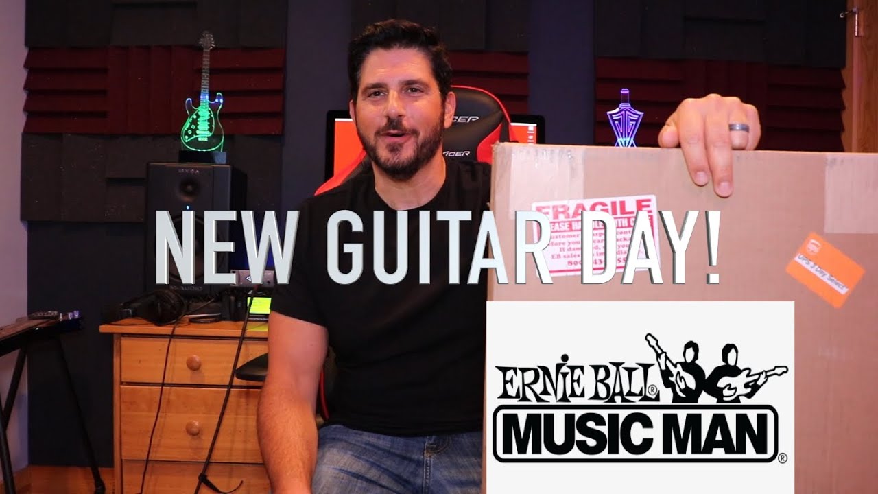 New Guitar Day!  EBMM John Petrucci Unboxing!