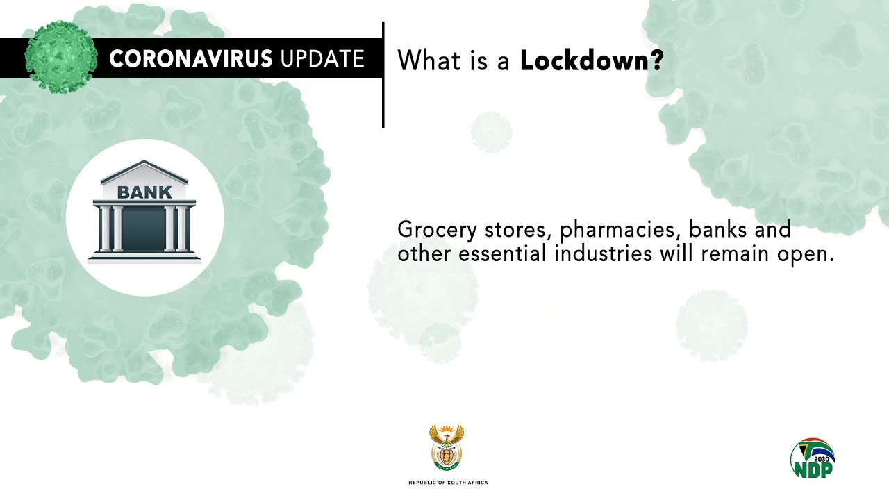 What is a national lockdown?