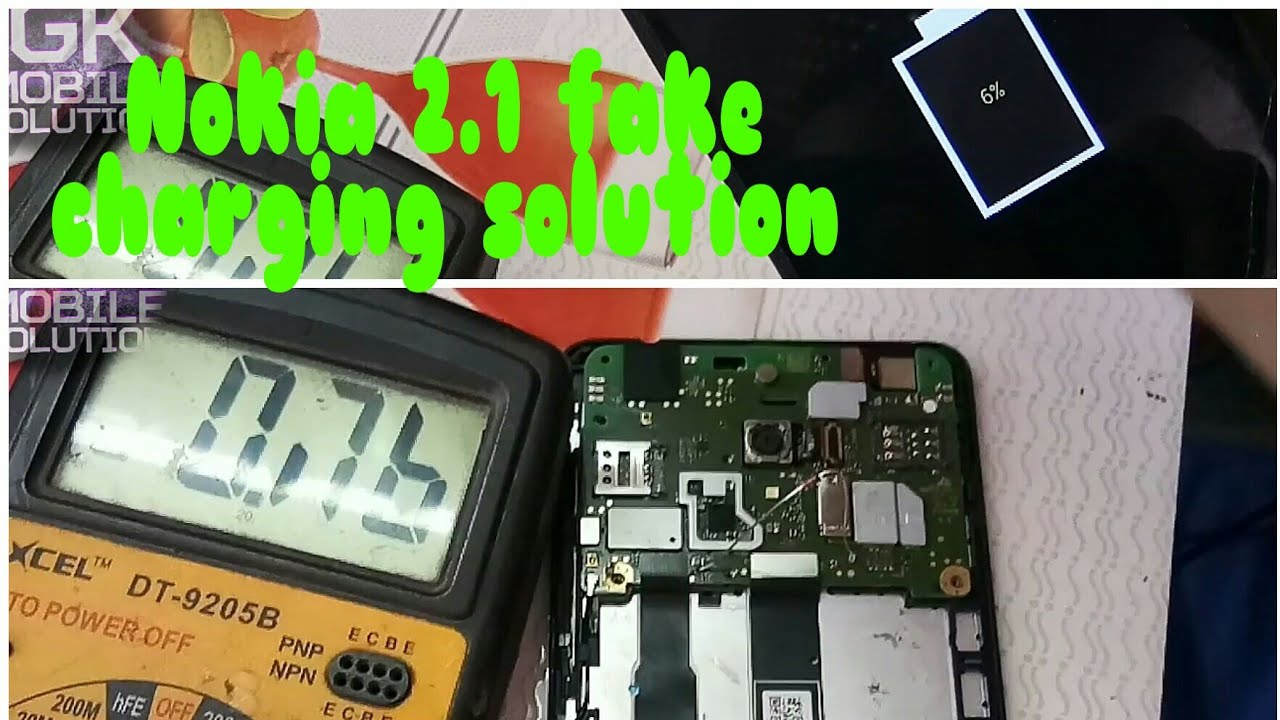 NOKIA 2.1 FAKE CHARGING SOLUTION BY Gk mobile solution