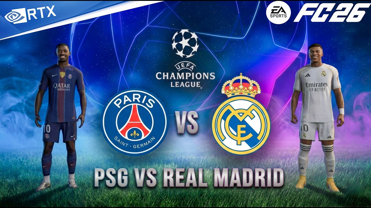 FC 26 - Real Madrid Vs PSG - UEFA Champions League 25/26 FINAL -PC™  [4K60]