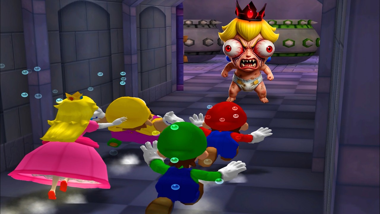 Ultimate Mario Party 5 Showdown! Mario vs Luigi vs Peach vs Wario (Hardest CPU)