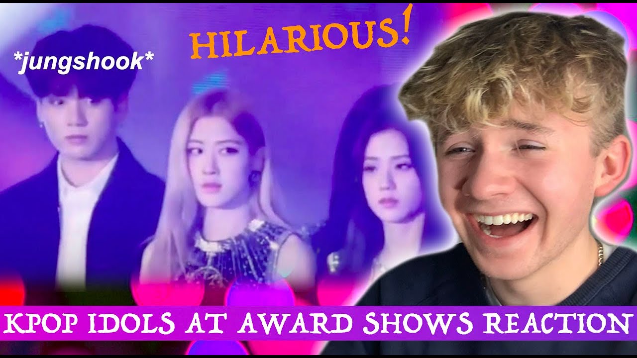 KPOP IDOLS AT AWARD SHOWS IN A NUTSHELL REACTION (BLACKPINK, BTS)