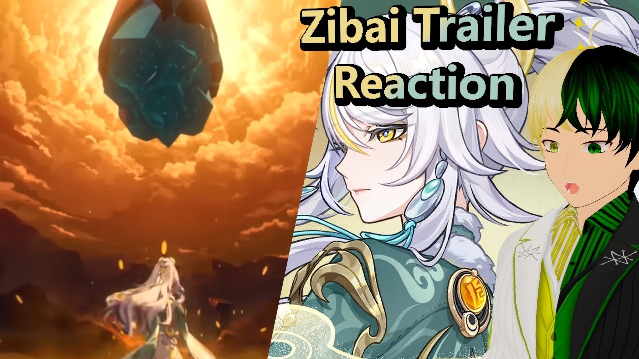 Did Zibai try to block a celestial nail?! | Zibai Trailer Reaction | Genshin Impact