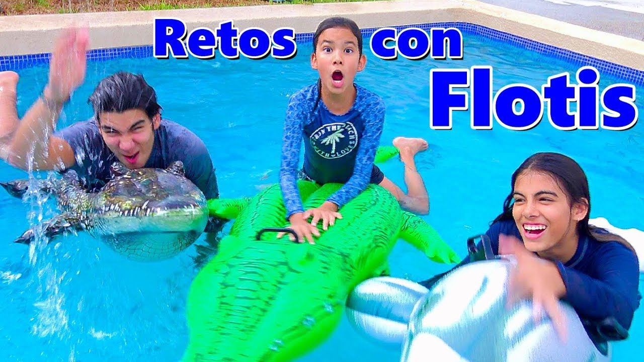 CARRERAS con INFLABLES en la PISCINA | TV Ana Emilia