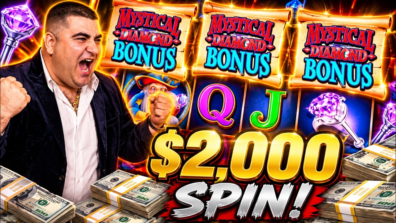 $2,000 MAX BET Until I Hit the MASSIVE JACKPOT on Diamond Queen! 🔥