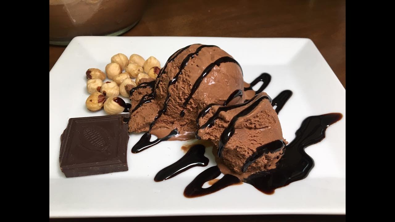 HELADO CASERO AL CHOCOLATE SIN MAQUINA - HELADO ITALIANO