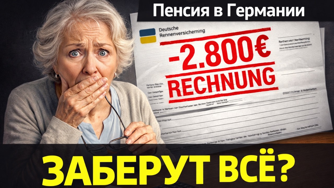 ГЕРМАНИЯ 2026: ПЕНСИЯ ПРЕВРАТИТСЯ В ДОЛГ? Срочно проверьте свои выплаты!