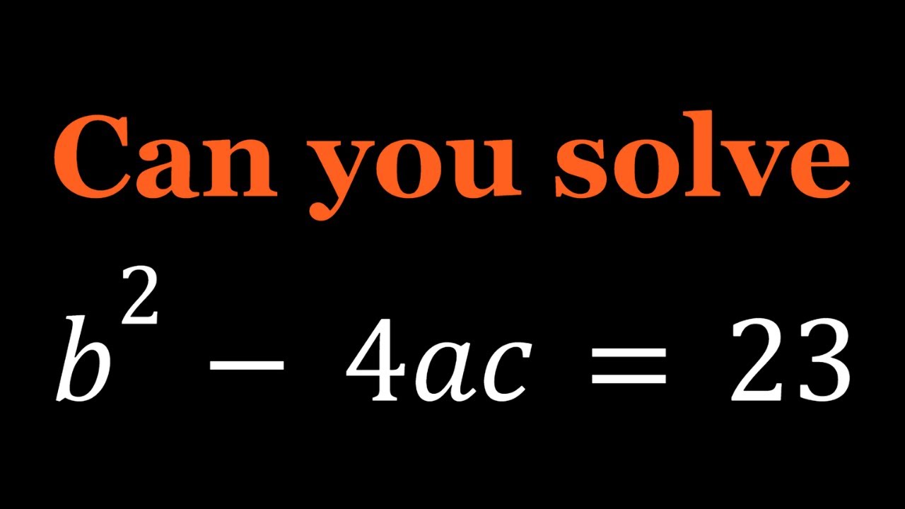 I Solved An Interesting Diophantine Equation