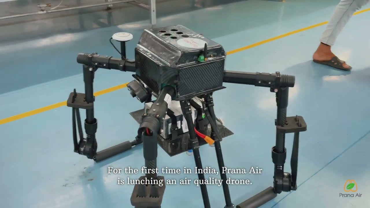 Introducing Prana Air Quadcopter Air Quality Drone | Revolutionizing Environmental Monitoring