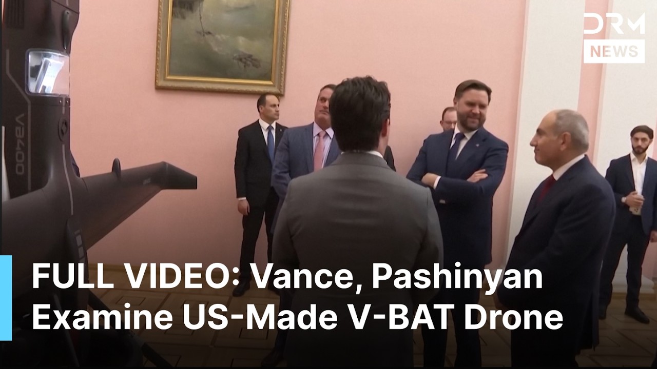 UNSEEN MOMENTS: Vance, Pashinyan Examine US-Made V-BAT Drone as Armenia Deepens Defense Ties | AC1B
