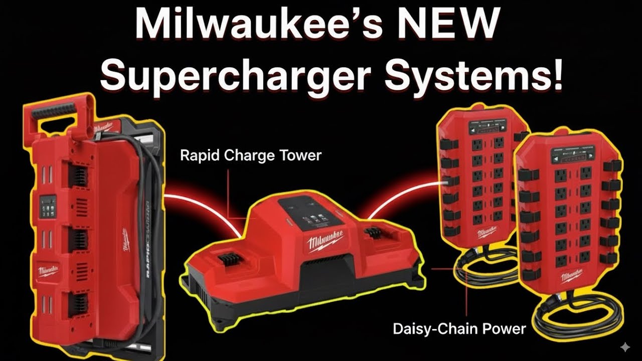 Power Managing Daisychaining Superchargers From Milwaukee Tool