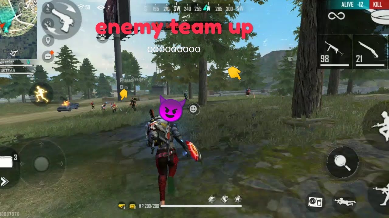 Enemy team up 😈😈😈😈