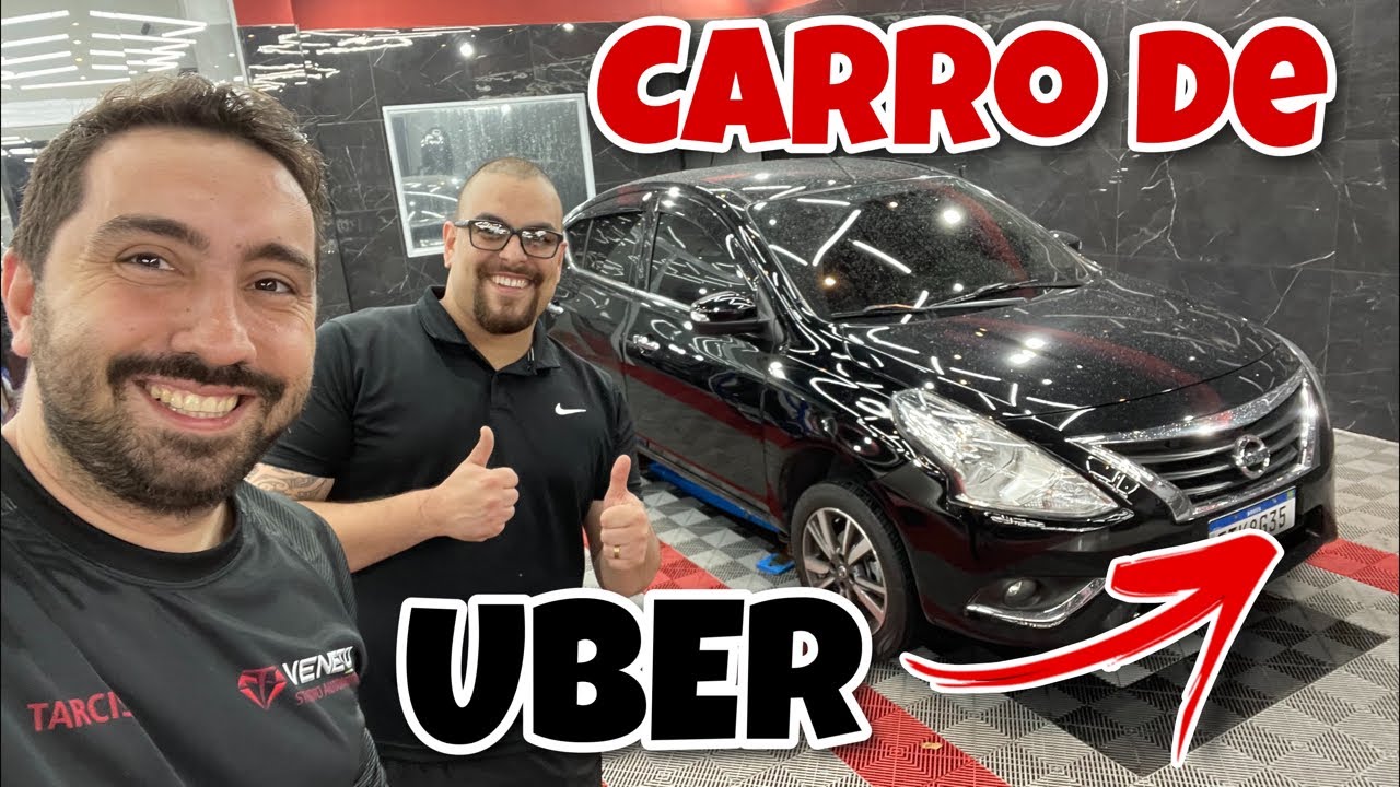 LAVANDO UM CARRO DE MOTORISTA DE APLICATIVO | Ao vivo