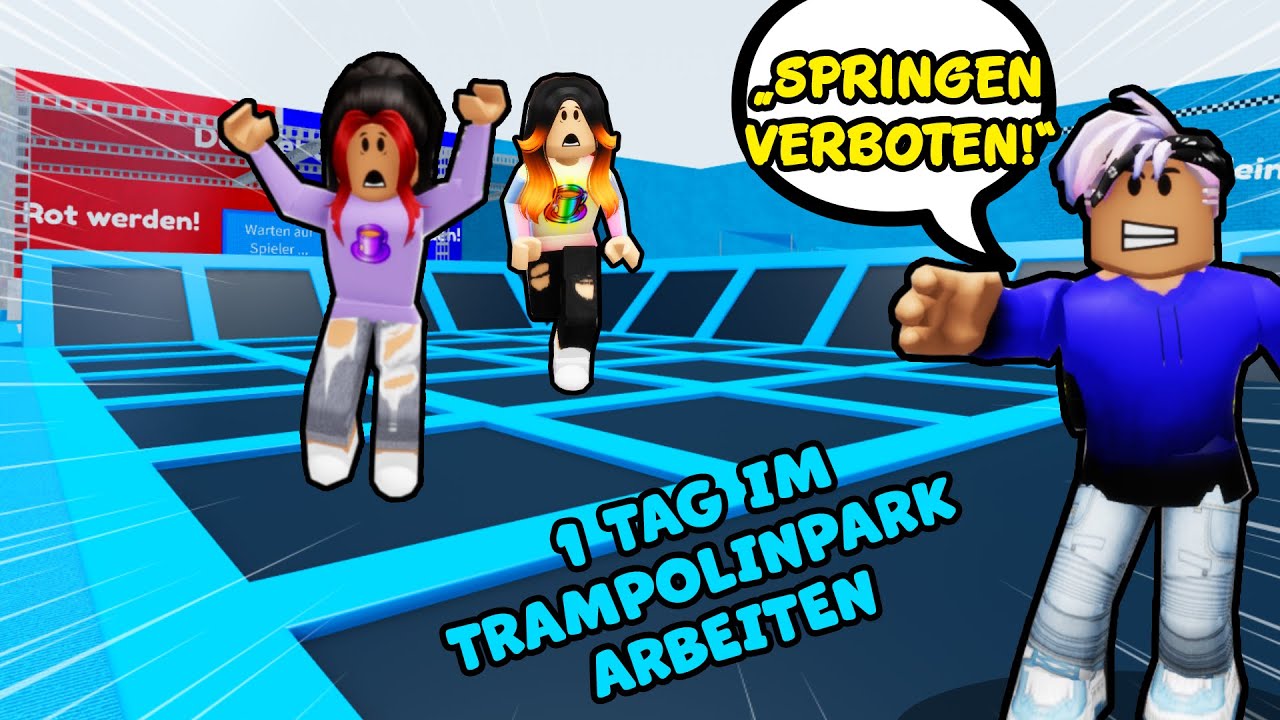 ICH ARBEITE 1 TAG IM AIR TIME TRAMPOLINPARK!