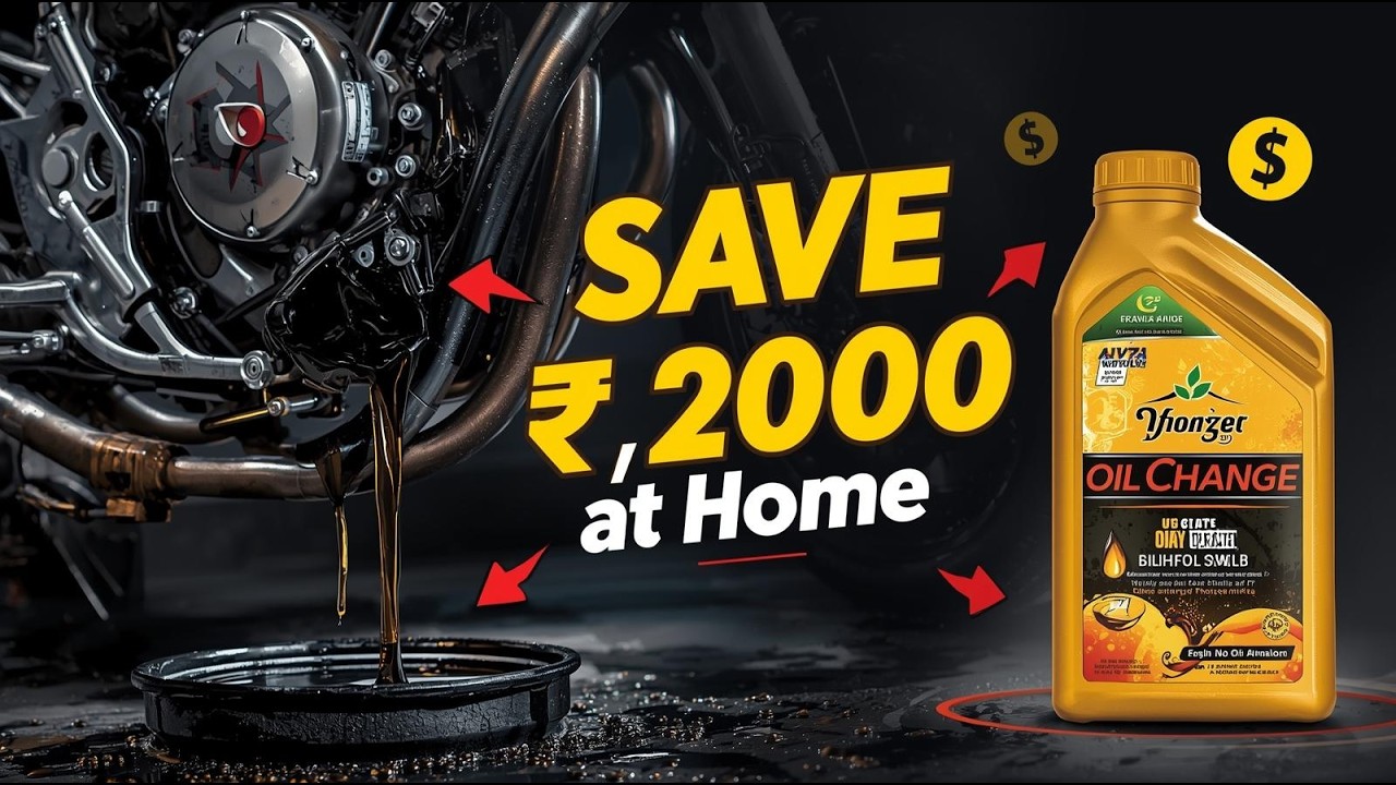 “Save ₹2000 – Change Bike Oil at Home!”