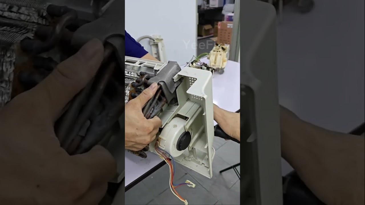 part 2 , cara tukar aircond universal fan motor panasonic indoor unit kipas motor , change fan motor