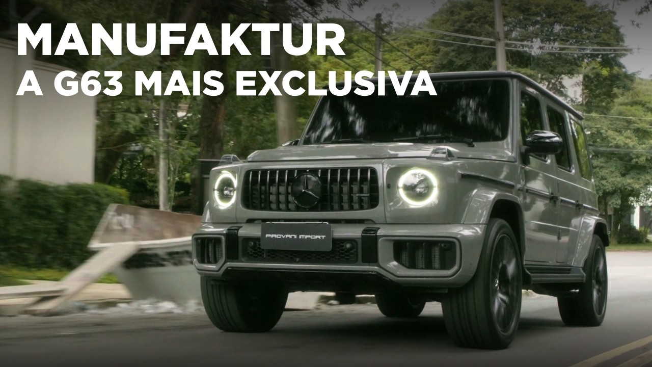 NOVA G63 AMG 2025 MANUFAKTUR ⚡ Agora com Sistema Elétrico EQ Boost