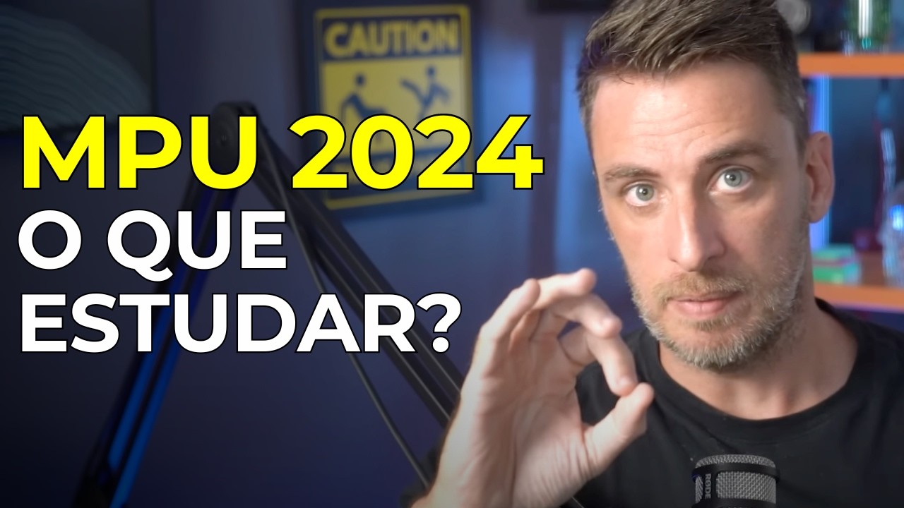 8 MAT&Eacute;RIAS QUE IR&Atilde;O CAIR NO CONCURSO MPU 2024