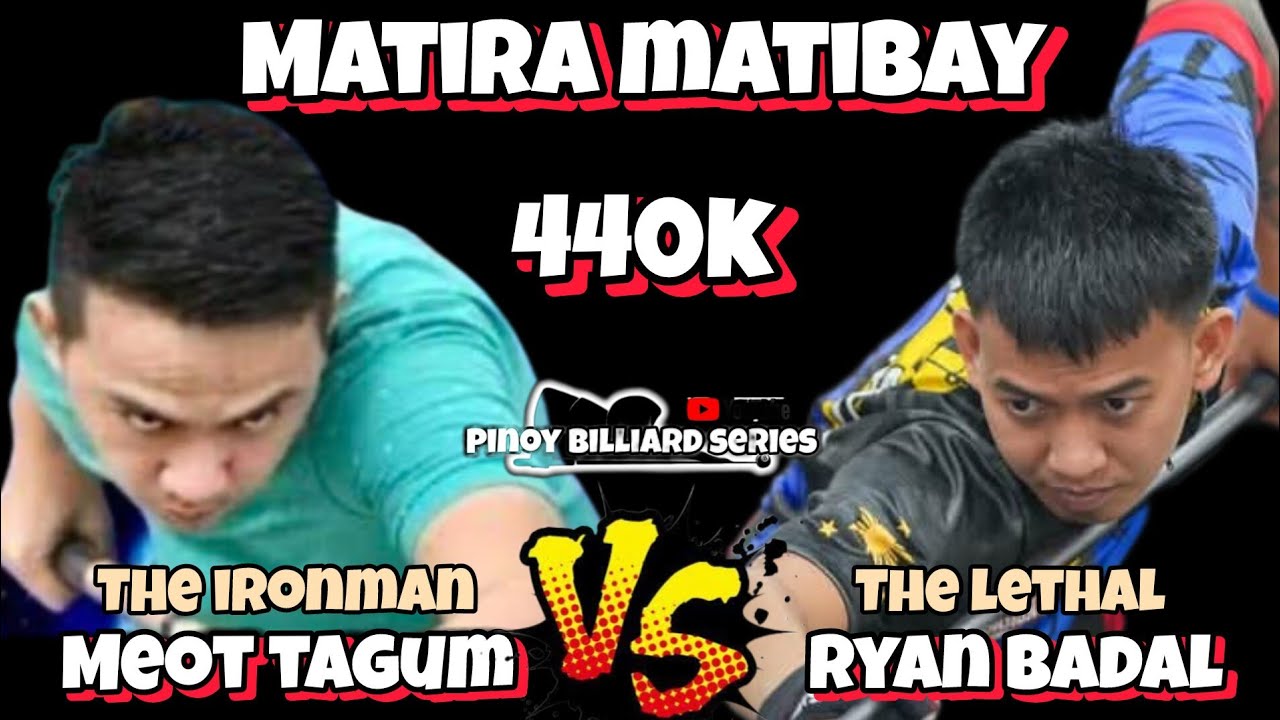440K Meot Tagum the Iron man 🆚 Gamay Zamboanga Ryan Badal🎱😱
