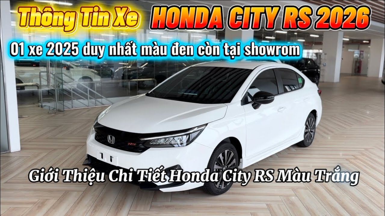 Информация о Honda City RS 2026 | Актуальная цена City RS, в наличии только 1 экземпляр (модель 2...