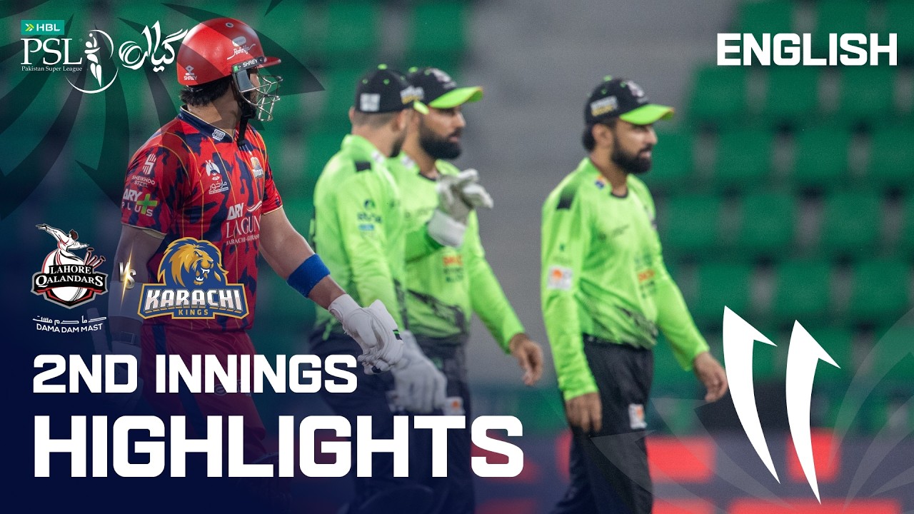 2nd Innings Highlights | Lahore Qalandars vs Karachi Kings | English | Match 06 | HBL PSL 11 | MZB1U