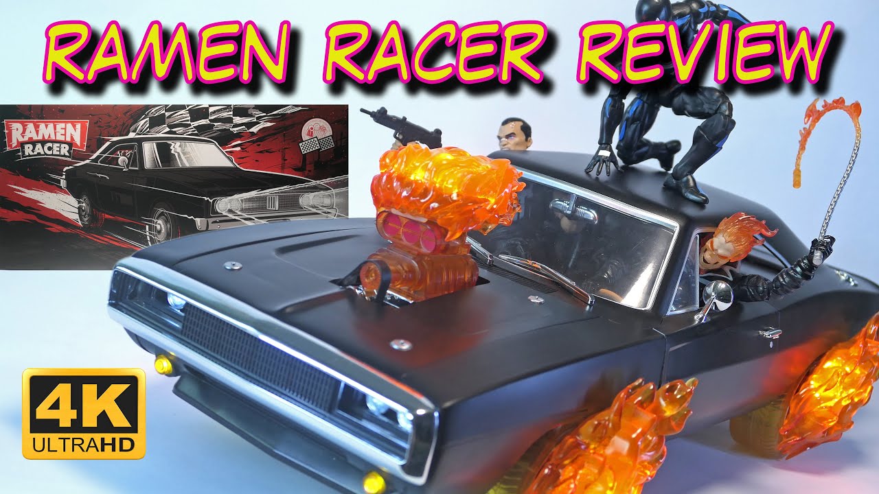 Ramen Racer Ramen Toy Review // Marvel Legends Ghost Rider Haslab Inspired