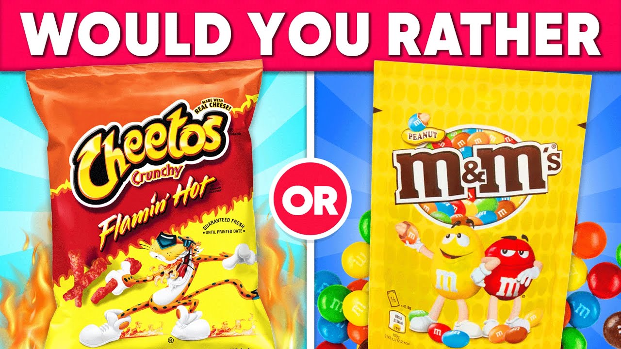 Pick One Kick One Sweet Vs Savory Food Edition 🍭🍔 Daily Quiz