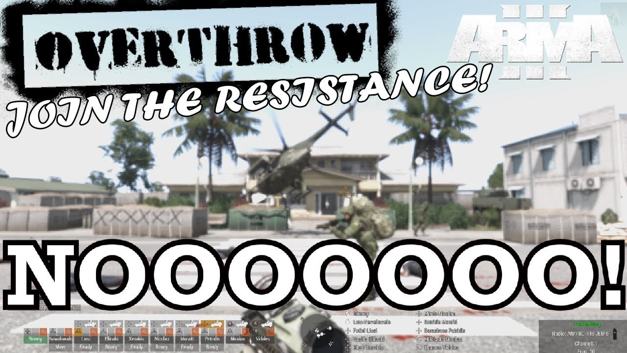 A Fustercluck in ArmA 3: Overthrow